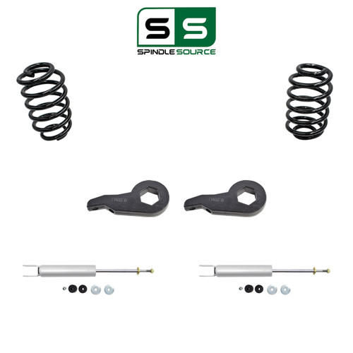 2"-3"/4" Torsion Key Drop Kit + Front Shocks FOR 00-06 Chevy GMC SUV 2WD 4WD