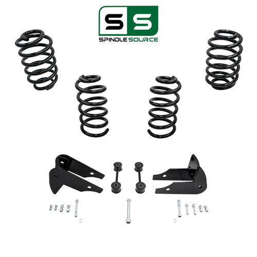 3"/5" Front & Rear Coil Lowering Kit FOR 07-14 Tahoe Yukon Escalade