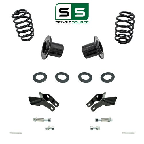 1-2"/4" Drop Kit with Relocators, Extenders & Air Rods FOR 07-14 Tahoe Yukon