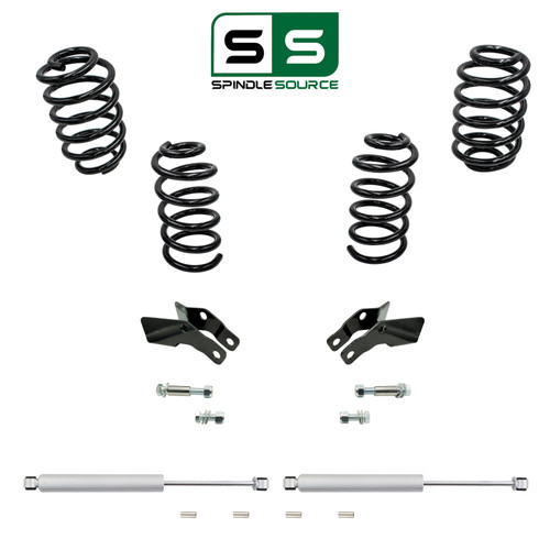 3"/4" Coil Drop Kit + Rear Shocks/Extenders FOR 07-14 Chevy Tahoe GMC Yukon