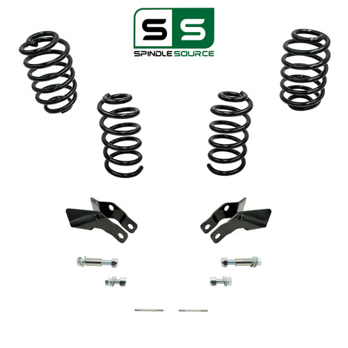 3"/4" Coil Lowering Kit + Extenders & Air Rods FOR 07-14 Tahoe Yukon Escalade