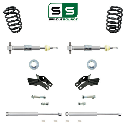 1-2"/3" Adjustable Strut Drop Kit + Rear Shocks + Extenders FOR 07-14 GM SUV