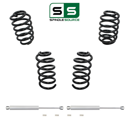 2"/2" Front & Rear Coil Lowering Kit + Shocks FOR 07-14 Tahoe Yukon Escalade