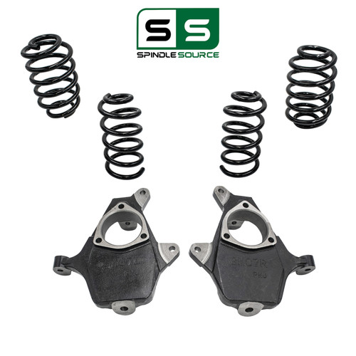3"/3" Front Coil & Spindle Drop Kit FOR 07-14 Chevy Tahoe GMC Yukon Escalade