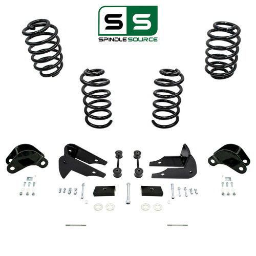 3"/5" Coil Lowering Kit + Extenders & Rods FOR 07-14 Tahoe Yukon Escalade