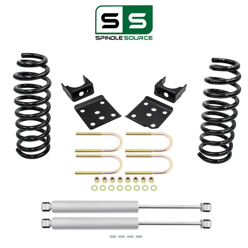 3/6 Drop Kit Coils + Shocks for 2021-2026 Ford F-150 V8 2WD