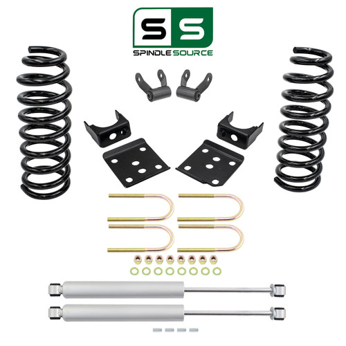 2/5 Drop Kit Coils + Shocks for 2021-2026 Ford F-150 V6 2WD