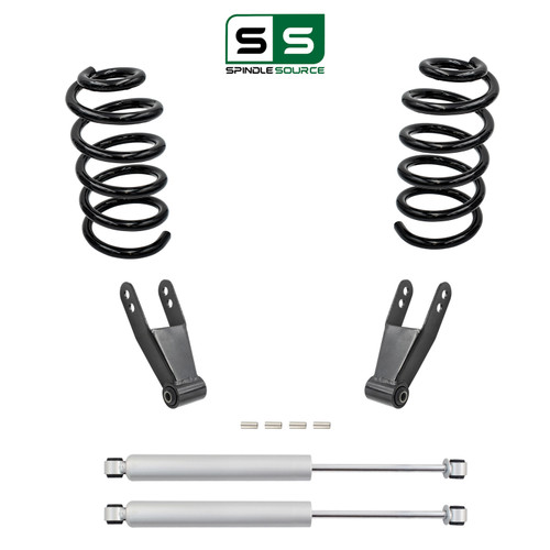 1/1-2 Coil Drop Kit Shocks 14-16 Silverado Sierra V6