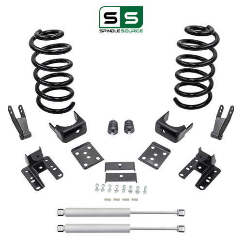 3/3-4 Coil Drop Kit Shocks 14-16 Silverado Sierra V8
