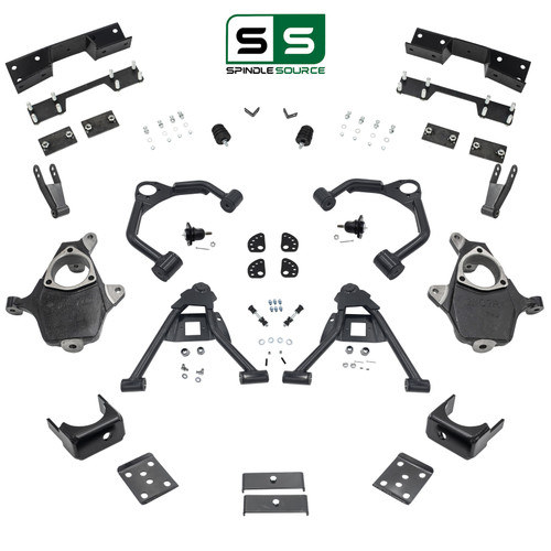 6/8-9 Spindle Control Arm Drop Kit Notch 14-16 Cast Silverado Sierra