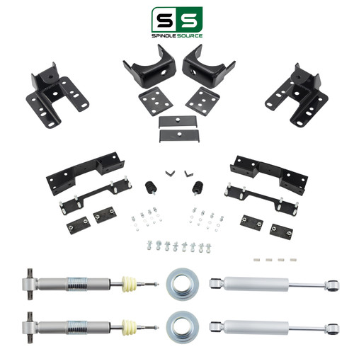 0.5-2/5-6 Strut Drop Kit Shocks Notch 14-16 Silverado Sierra