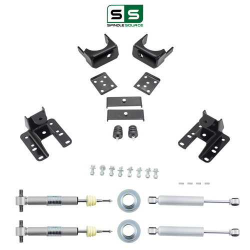 0.5-2/5-6 Strut Drop Kit Shocks 14-16 Silverado Sierra