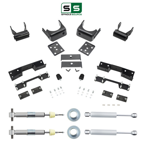 0.5-2/6 Strut Drop Kit Shocks Notch 07-13 Silverado Sierra