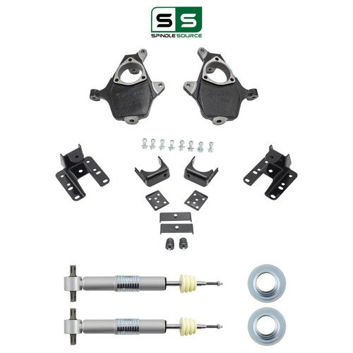 2.5-4/5-6 Spindle Strut Drop Kit 07-13 Silverado Sierra