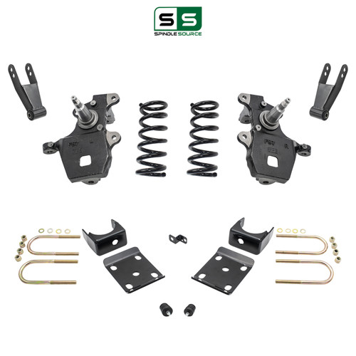 5/7-8 Spindles + coils Lowering Kit for 1997-2003 Ford F-150 2WD V6