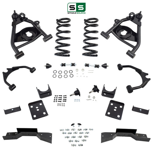 4/6 Control Arm Coil Lowering Kit FOR 95-99 Tahoe 95-97 GMC Yukon 2WD V8 C-Notch
