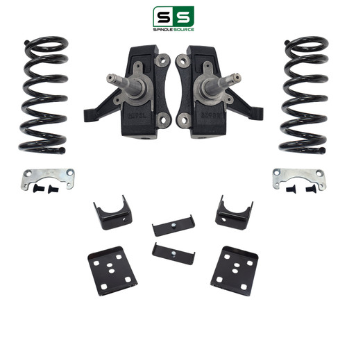 5/6 NTW Spindle Coil Drop Lowering Kit 95-99 Chevy Tahoe 95-97 Yukon 2WD 5.7L V8