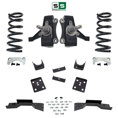 5/6 NTW Spindle Coil Lowering Kit FOR 95-99 Tahoe 95-97 GMC Yukon 2WD V8 C-Notch
