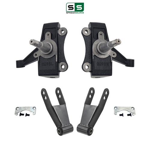 2/1-2 NTW Spindle Drop Lowering Kit FOR 95-99 Tahoe GMC Yukon 4-Door 2WD 5.7L V8