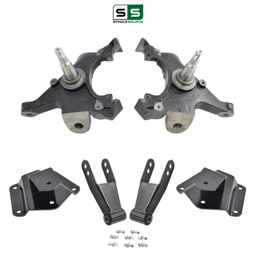 2/3-4 Spindle Drop Lowering Kit 95-99 Chevy Tahoe GMC Yukon 4-Door 2WD 5.7L V8