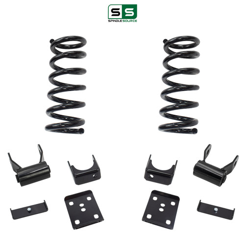 2/5 Coil Drop Lowering Kit FOR 95-99 Chevy Tahoe GMC Yukon 4-Door 2WD 5.7L V8