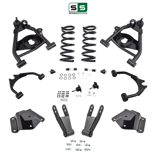 4/3-4 Control Arm Coil Lowering Kit FOR 95-99 Tahoe GMC Yukon 4-Door 2WD 5.7L V8