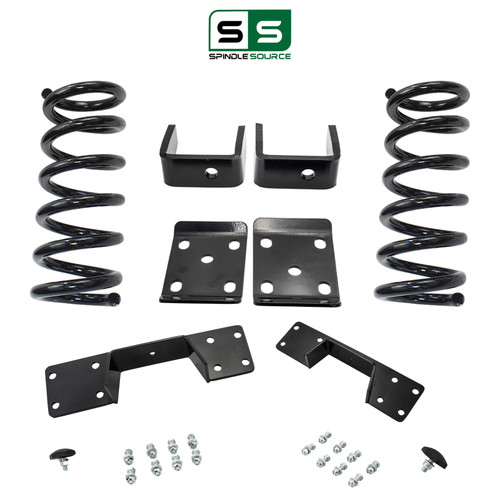 3/5 Lowering Kit for 1998-2009 Ford Ranger 2WD - SPR D/E - Coils / Flip Kit without shocks and C-not