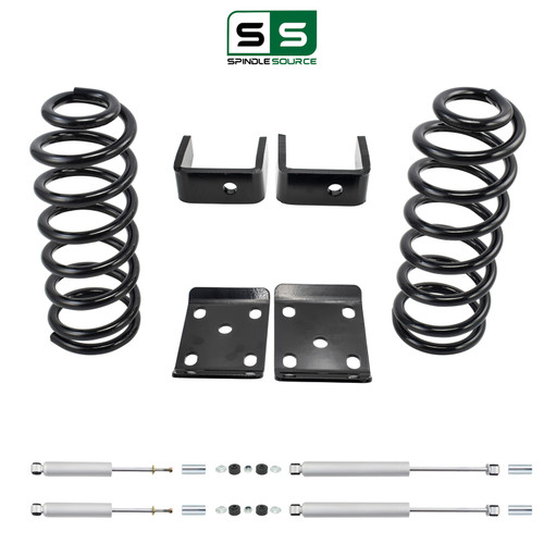 2/5 Lowering Kit for 1983-1997 Ford Ranger 2WD V6 - Coils / Flip Kit / Shocks