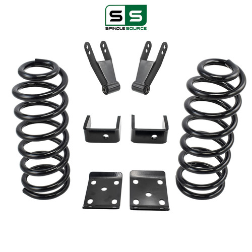 3/3-4 Lowering Kit for 1994-1997 Mazda B3000 / B4000 2WD V6 - Coils / Flip Kit / Shackles