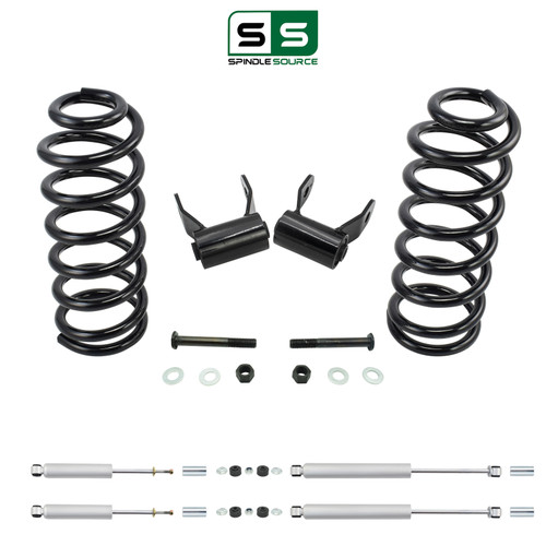 2/2 Lowering Kit for 1994-1997 Mazda B2300 2WD 4-Cylinder - Coils / Shackles / Shocks
