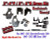07 -13 Chevy Silverado GMC Sierra 1500 3/5" to 4/6" Adjustable DROP KIT + SHOCKS