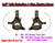 07 - 2017 Silverado Sierra C1500 2WD 4.5" Lift Spindles Knuckles Ext Brake Lines