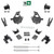 3-4/3-4 Spindle/Relocator Lowering Kit Shocks 2014-2018 Silverado Sierra 1500