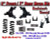 1988 - 1991 Chevrolet GMC C1500 5" / 7" Drop Lowering Kit 5/7 STANDARD CAB ONLY