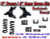 1988 - 1998 Chevrolet GMC C1500 5" front / 6" rear Drop Lowering Kit 5/6 88 - 98