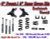 1988 - 1998 Chevrolet GMC C1500 4" front 6" rear Drop Lowering Kit 4/6 + SHOCKS