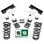 1988 - 1998 Chevy GMC C1500 V8 3" front / 5" rear Drop Lowering Kit 3/5 + NOTCH