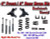 1988 - 91 Chevrolet GMC C1500 4" 6" Drop Lowering Kit 4/6 STANDARD CAB + SHOCKS