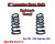 1994 - 2001 Dodge Ram 1500 V6 EXT Cab 2" Lowering Drop Coils Springs Kit