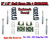 1994 - 2001 Dodge Ram 1500 V6 Ext Cab 2WD 3" / 6" Drop Lowering Kit + SHOCKS