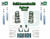 1997 - 03 Ford F-150 F150 V6 EXT Cab 2WD 3" / 6" Drop Lowering Kit Coils SHOCKS