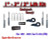 1997 - 2003 Ford F-150 1" - 3" / 2" Keys Blocks Lift Level Kit FORGED + SHOCKS