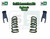 1997 - 2003 Ford F-150 F150 V6 2WD 2" / 2" Drop Lowering Kit Coils Shackles