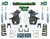 1997 - 2003 Ford F-150 F150 V8 2WD 3" / 5" Drop Lowering Kit Coils Axle + SHOCKS