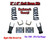 1998 - 2015 Ford Ranger 4 Cylinder EXT Cab 2WD 3" / 4" Drop Lowering Kit Coils