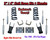 1998 - 2015 Ford Ranger 4 Cyl EXT Cab 2WD 3" / 4" Drop Lowering Kit + SHOCKS