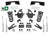 4"/7"-8" Lower Drop + SHOCKS +C-NOTCH FOR 99 - 00 Chevy Silverado GMC Sierra V8