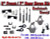 1999 - 2000 Chevy Silverado GMC Sierra 1500 4WD 5" / 7" Drop Kit, Shocks, NOTCH
