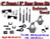 1999 - 2000 Chevy Silverado GMC Sierra 1500 4WD 4" / 5" Drop Kit, Shocks, NOTCH