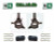 1999 - 2007 Chevrolet Silverado GMC GMC Sierra 1500 Spindle Lift Kit 4" / 2"